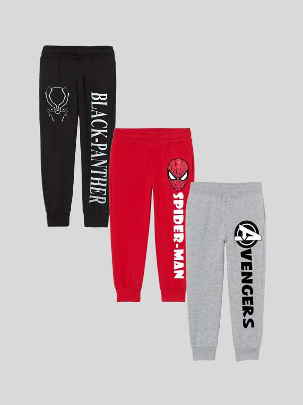 Marvel Black Track Pants Buy Marvel Black Track Pants online in