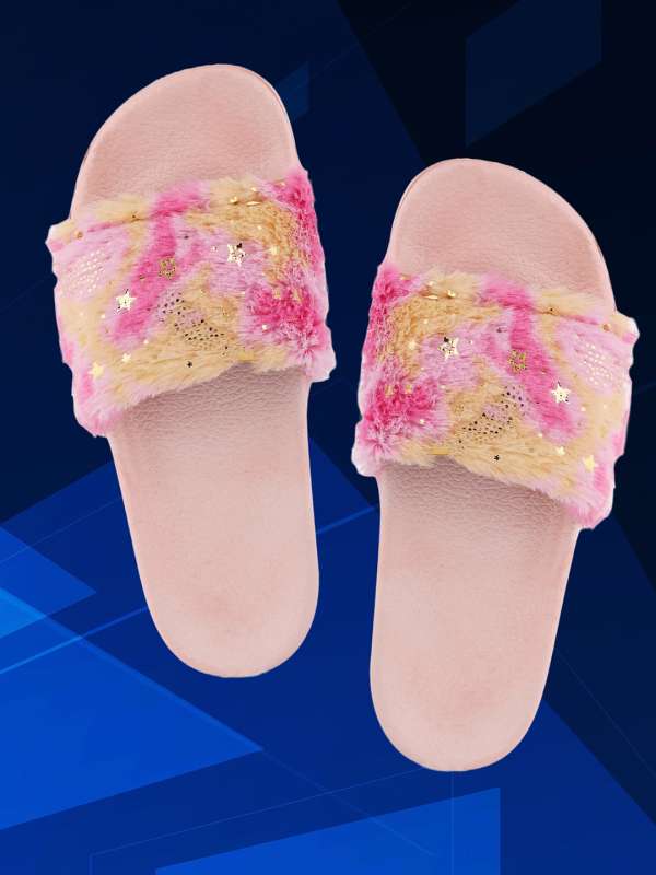 Sliders womens fluffy deals