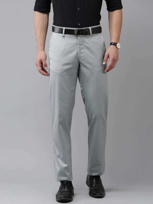 Charming Dark Silver Formal Lycra Pants