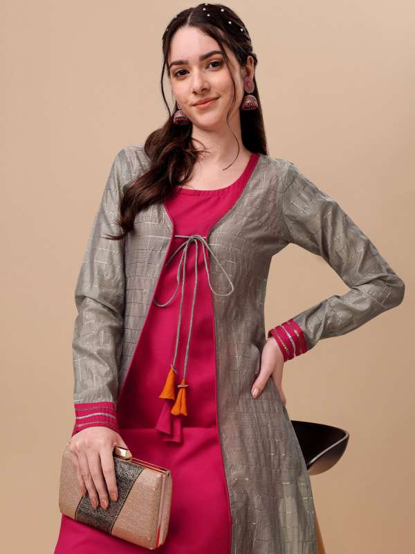 Myntra kurtis hot sale with jacket