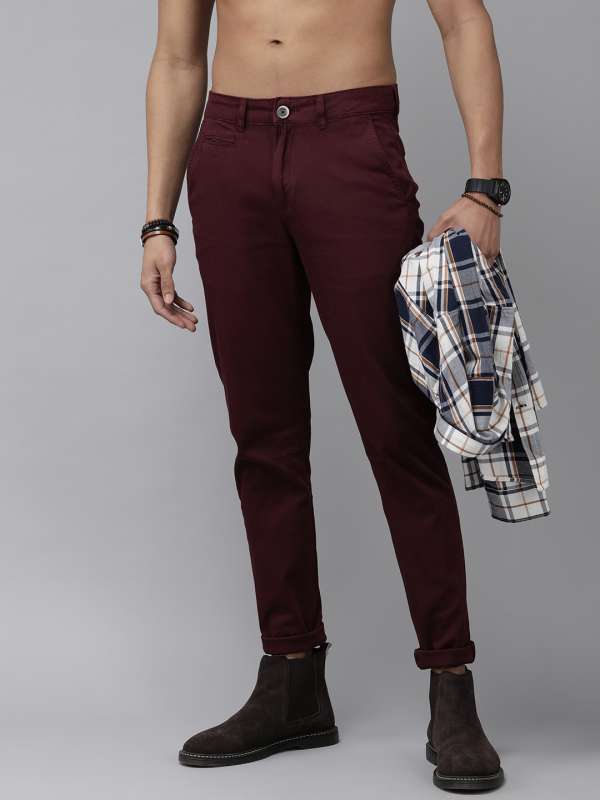 What pants would suit a man in a burgundy blazer? - Quora