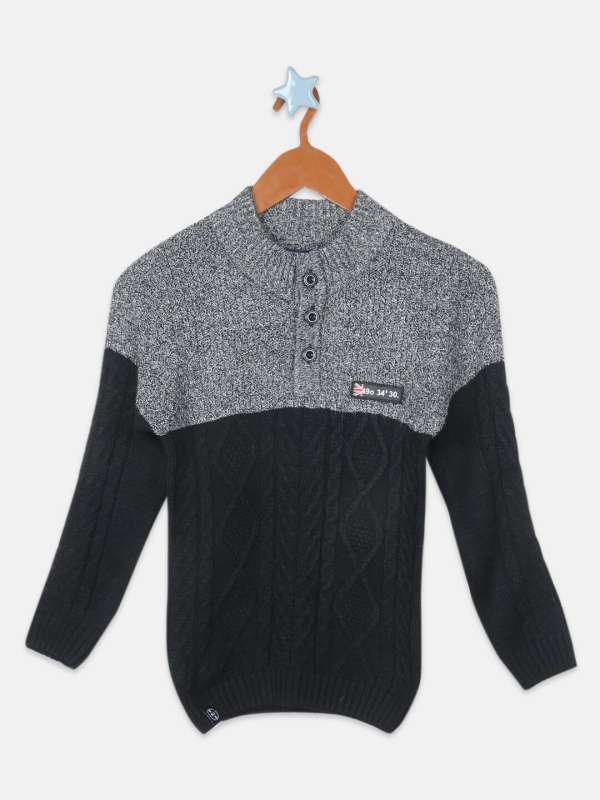 Boys Black Sweaters Buy Boys Black Sweaters online in India