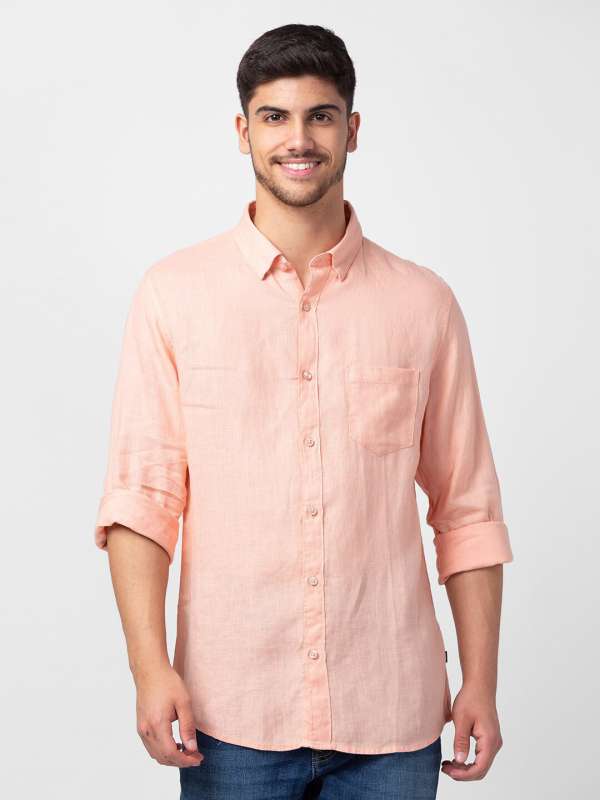 Spykar Linen Shirt Buy Spykar Linen Shirt online in India