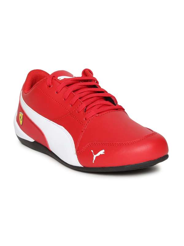 puma ferrari shoes red colour