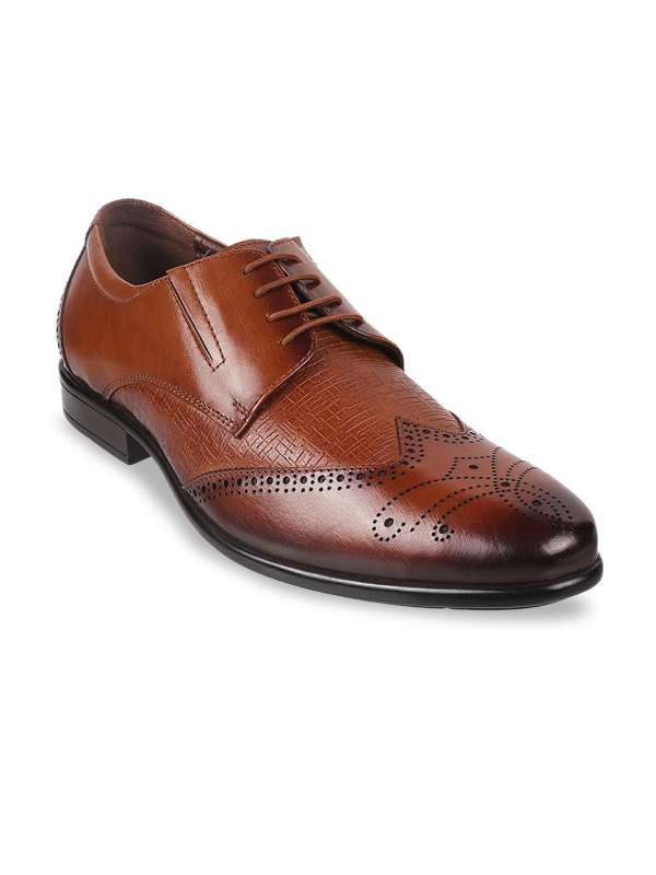 Mochi tan formal lace up shoes discount