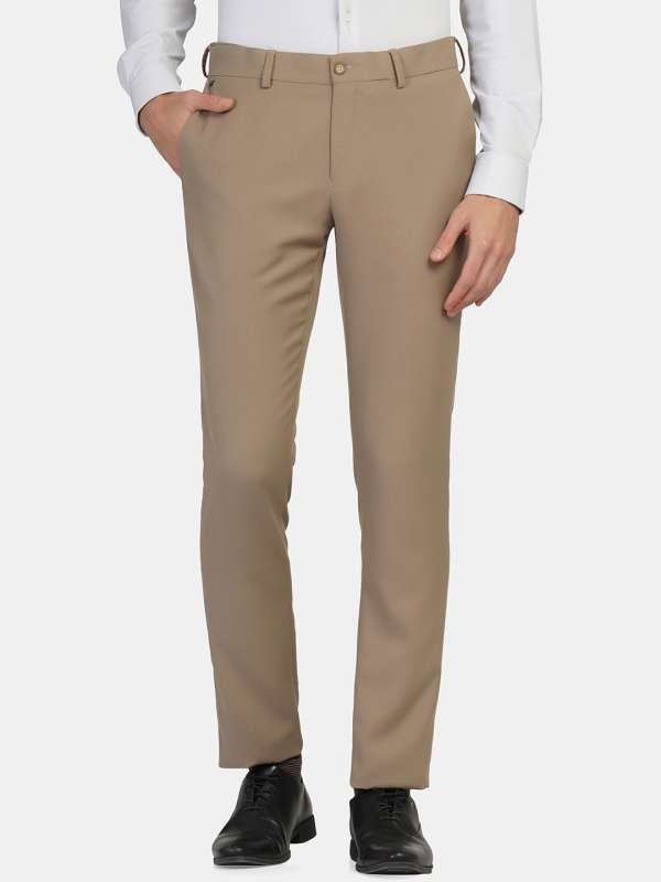 Buy BLACKBERRYS Chocolate Mens Skinny Fit Solid Chinos  Shoppers Stop