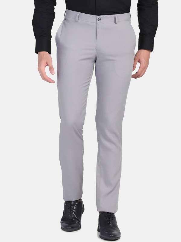 Check Formal Trousers In Navy B95 Ricam