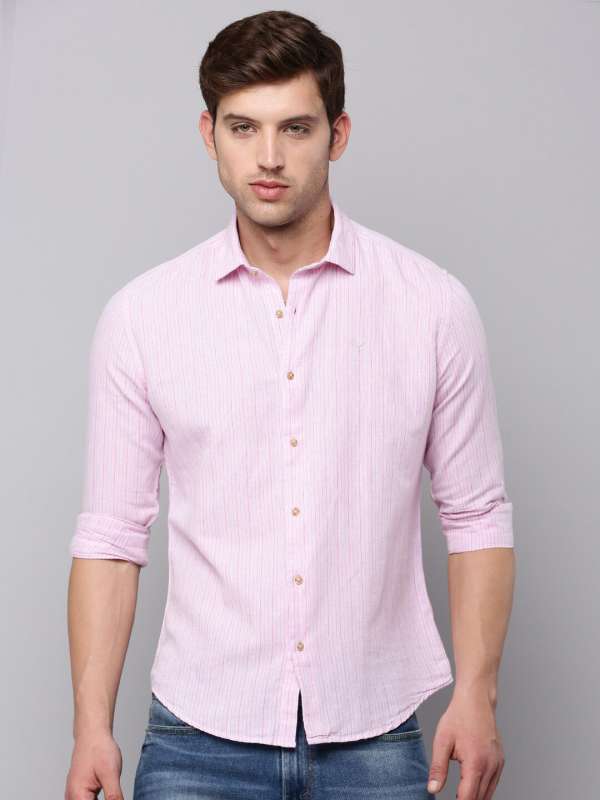 Soft Pink Cotton Satin Men's Shirt – JJAAGG T