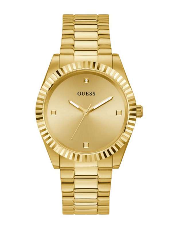 Guess men gold watch outlet