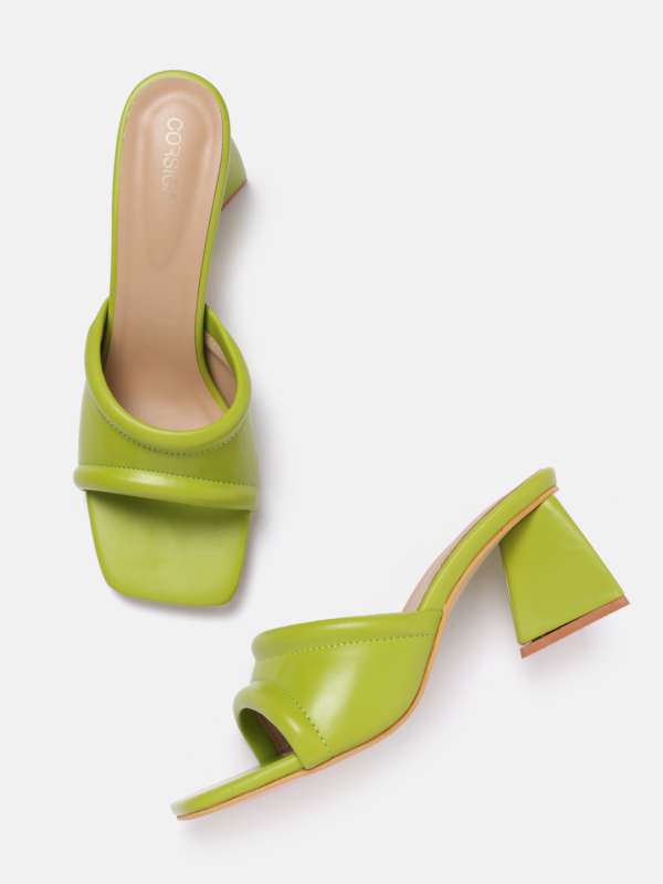 Pale green heels hot sale