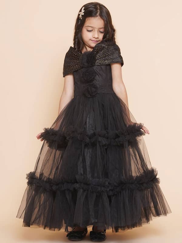 Girls Dress Long Sleeve Black Ball Gown Wedding Party Pageant – Sunny  Fashion-mncb.edu.vn