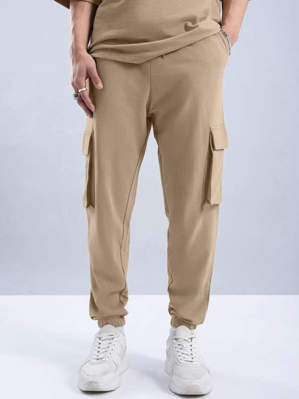 Mens Pants Cargo Joggers Sweatpants Casual Pant Slim Fit Chino Trousers  with Pockets