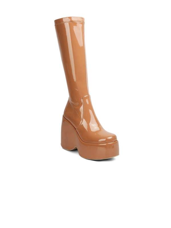 Calf length boots online india 2025