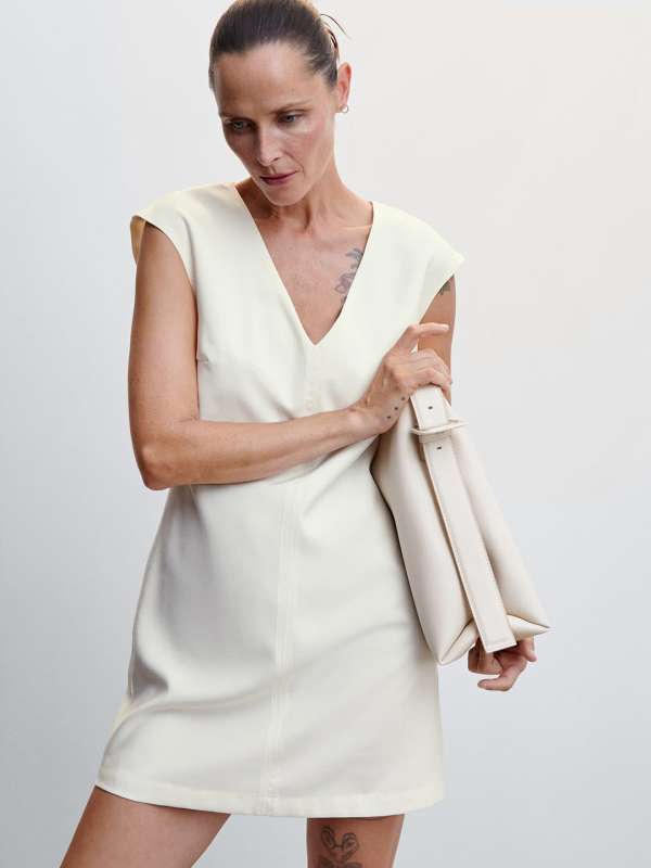 White sheath dress discount