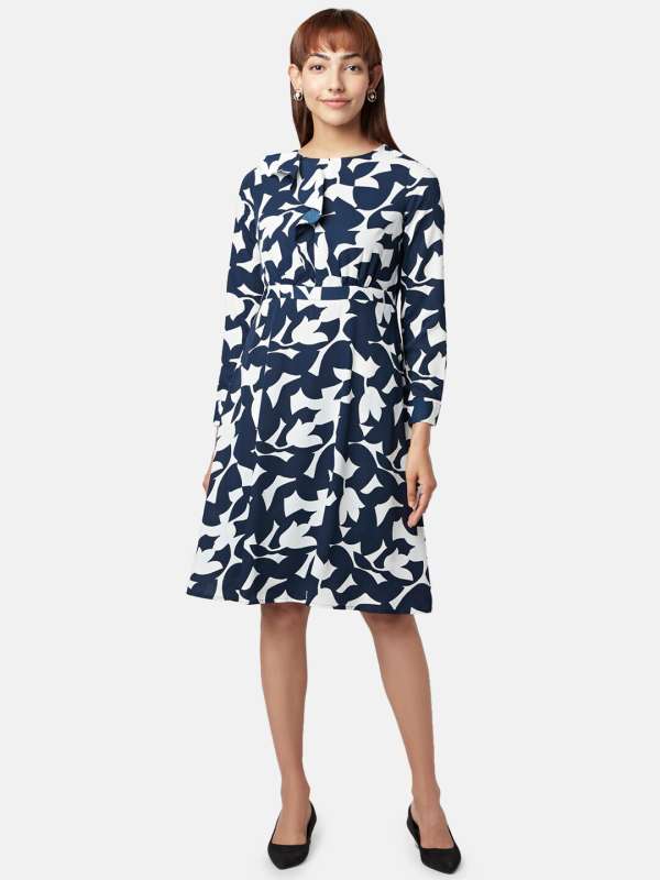 Pantaloons blue dress on sale