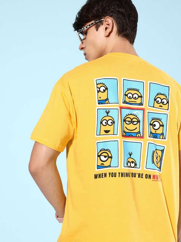 Minion t shirt myntra top