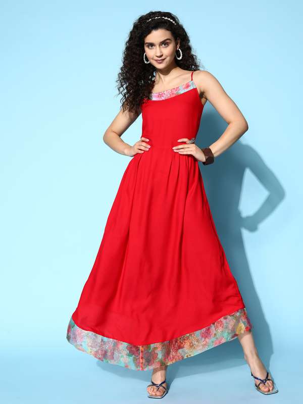 Buy Red Dresses for Women by FINSBURY LONDON Online