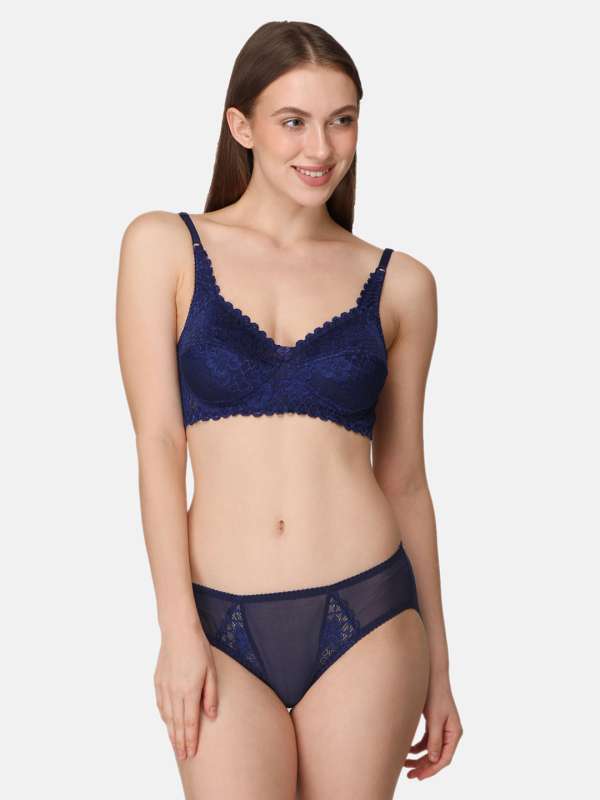 Buy Army Blue Lingerie Sets for Women by FRISKERS Online