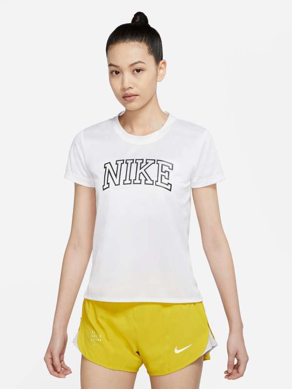 Buy Nike Neutral Sportswear Graphic T-shirt in Jersey for Women in