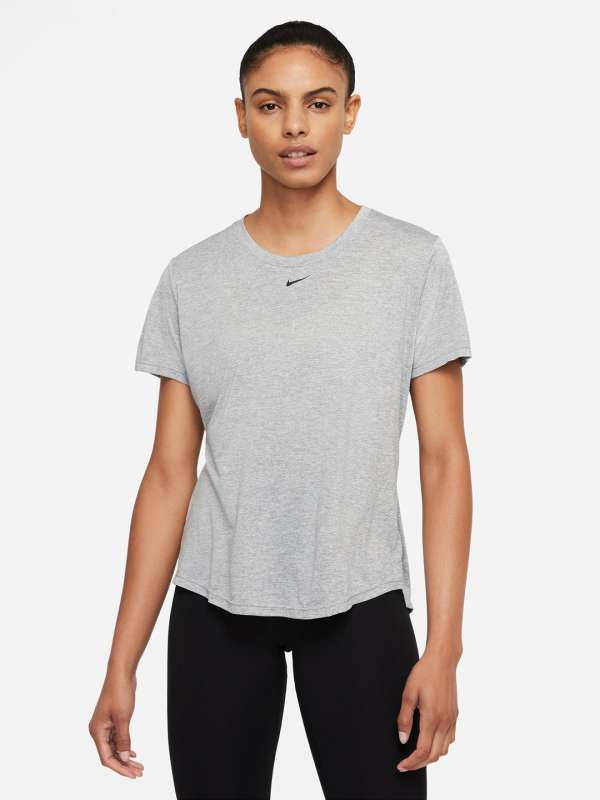 Nike Grey Melange Tops Buy Nike Grey Melange Tops online in India