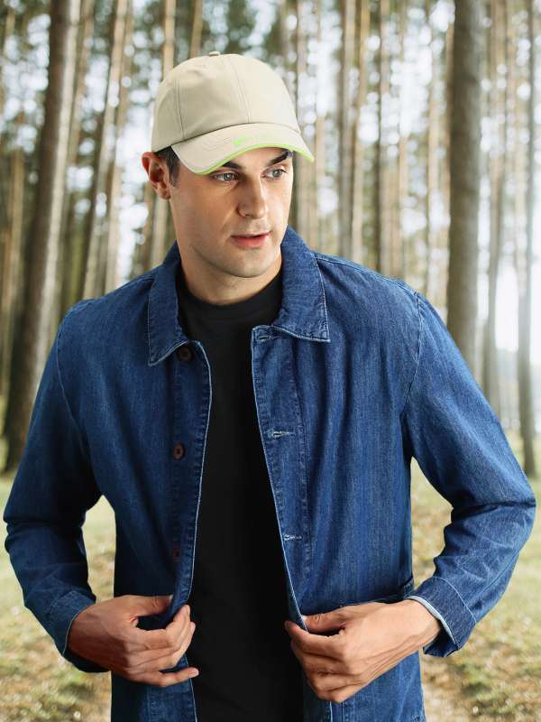 Mens beige shop cap