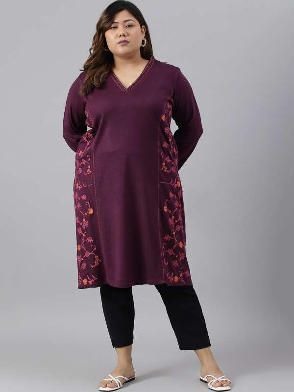 W shop acrylic kurtas