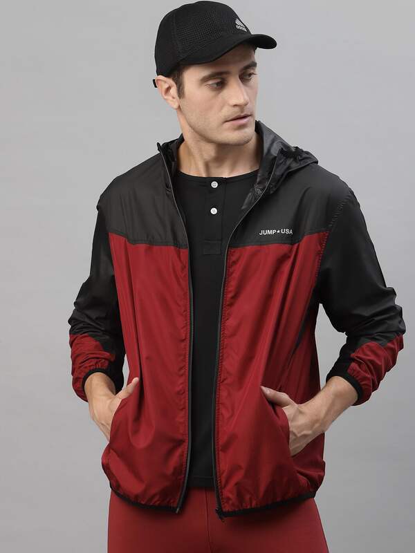 U.S. POLO ASSN. Jackets : Buy U.S. POLO ASSN. Men Navy And Red Colour Block  Detachable Hood Jacket Online | Nykaa Fashion