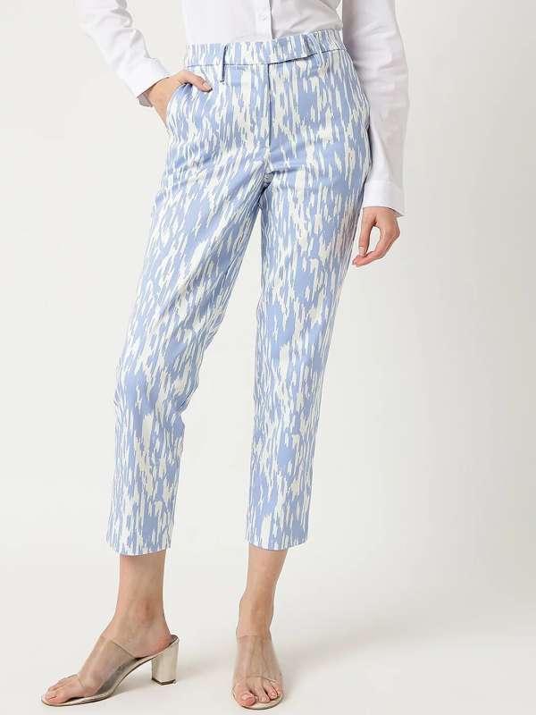 Tinto EcoVero Printed Trousers Faded Jade  Weird Fish