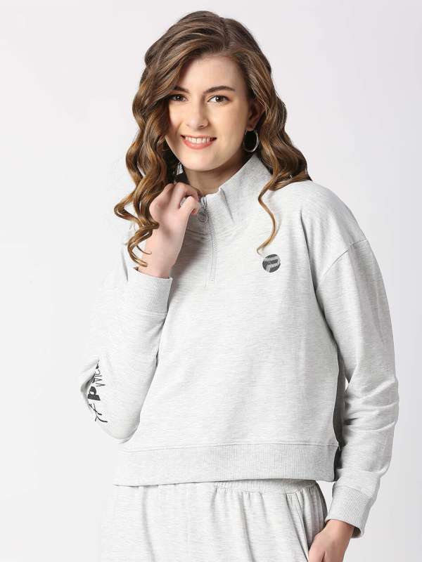 Jabong sweatshirts for ladies online