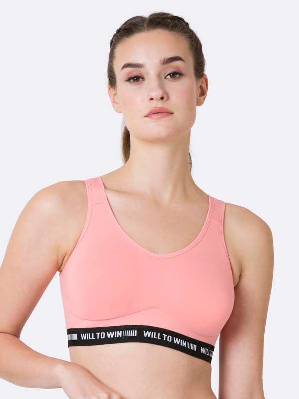 Pink Sports Bra - Buy Pink Sports Bra Online for Women