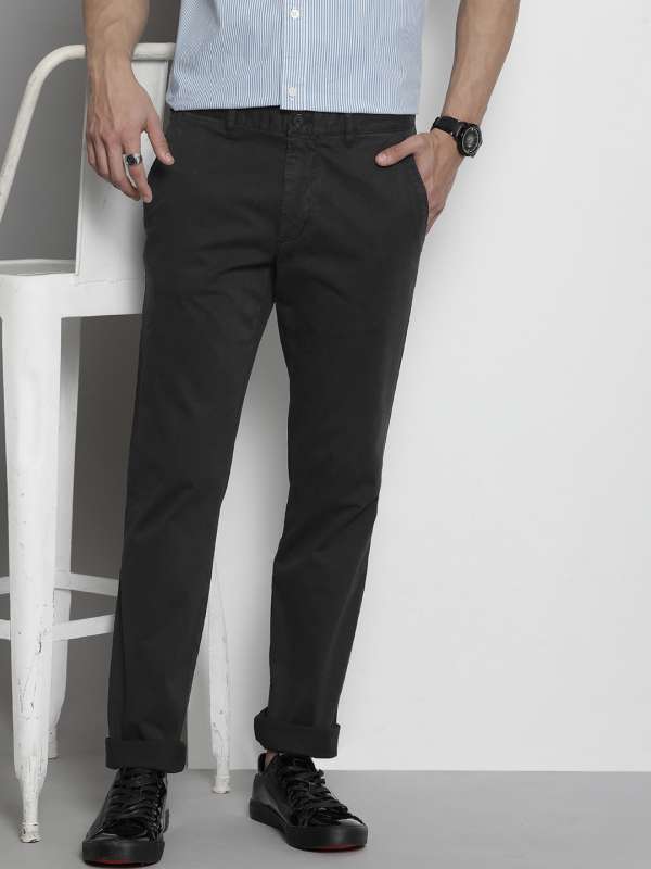 Tommy hilfiger hot sale black trousers
