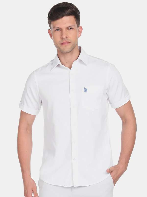 Men White Polo Shirts - Buy Men White Polo Shirts online in India
