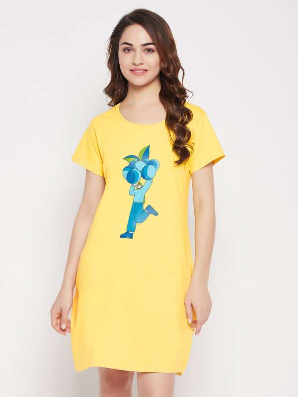 Myntra short nighty sale