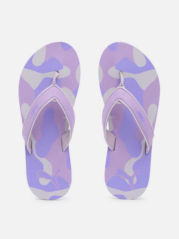 Puma slides discount mens purple