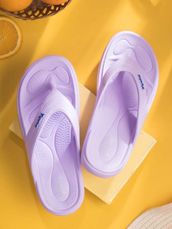 Lavender flip flops sale