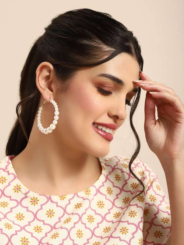 Buy Anouk Hoops Earrings Myntra