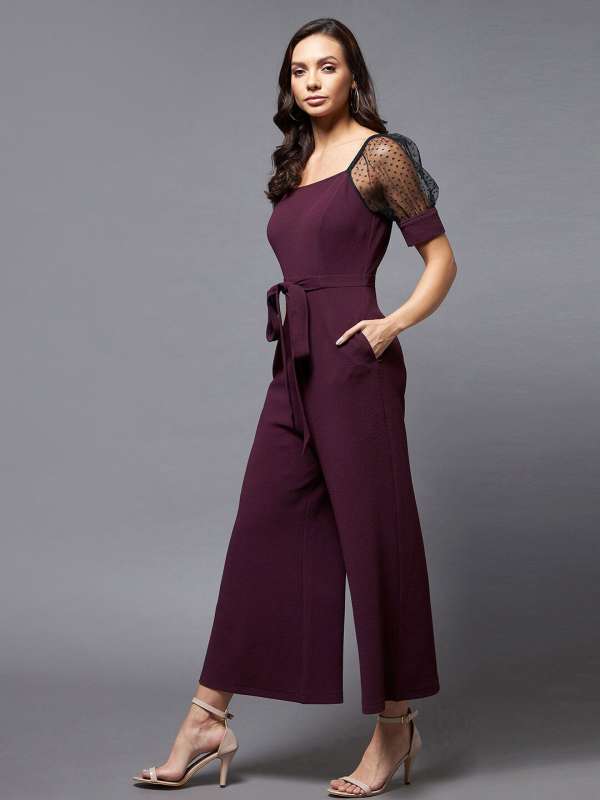 Nike jumpsuit womens purple clearance