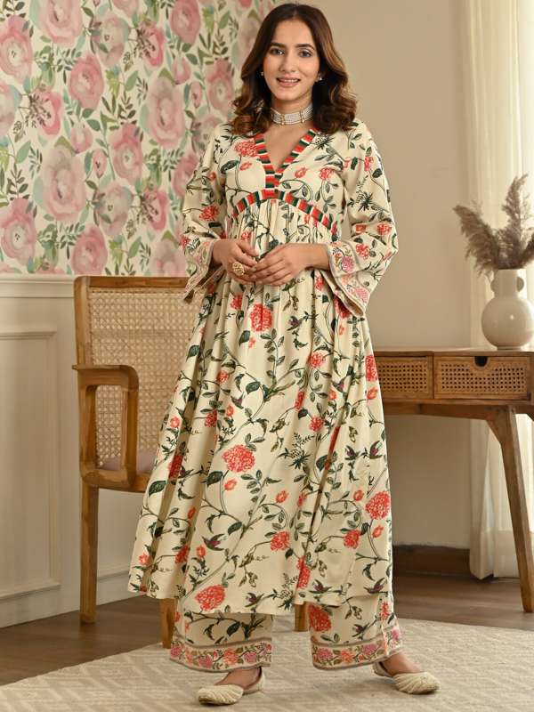 Shop Rustorange Kurta Set Online at Myntra for Vibrant Ethnic Fashion