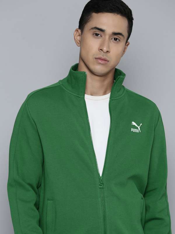 Mens cotton hotsell track jacket
