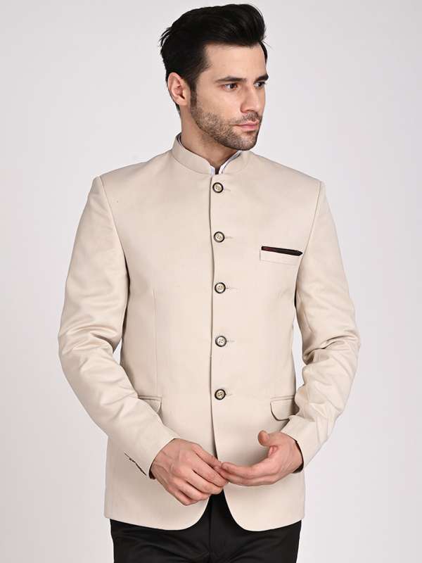 Mandarin Collar Men Blazers Buy Mandarin Collar Men Blazers online in India