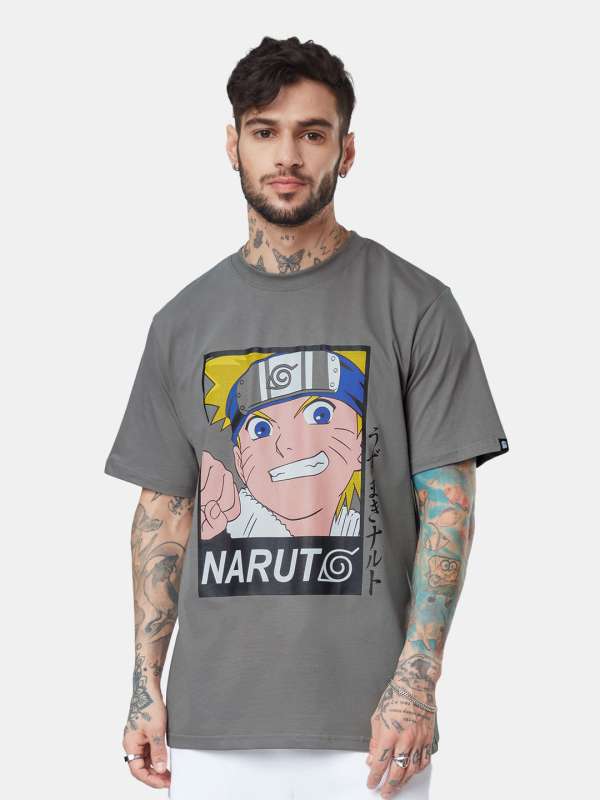Naruto Anime Black Short Sleeve T-Shirt Men's 3XL | eBay