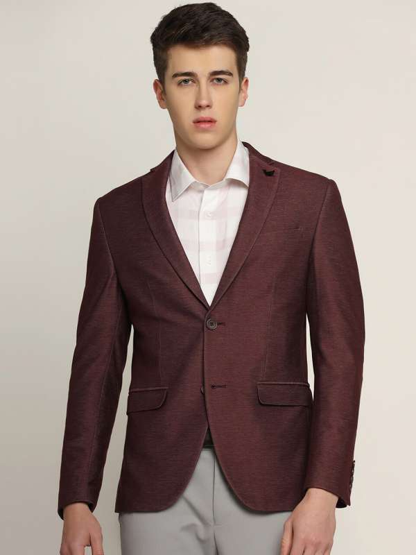 Blackberry maroon blazer online