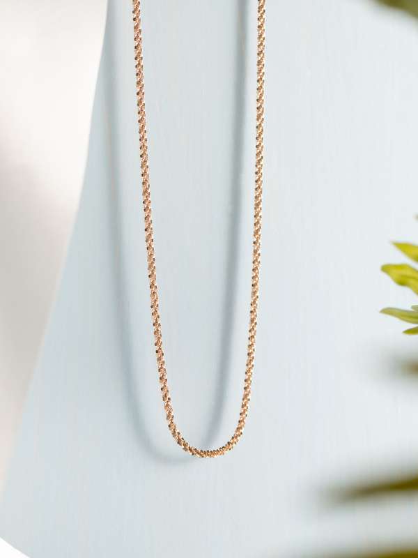 Gold plated silver chain price clearance