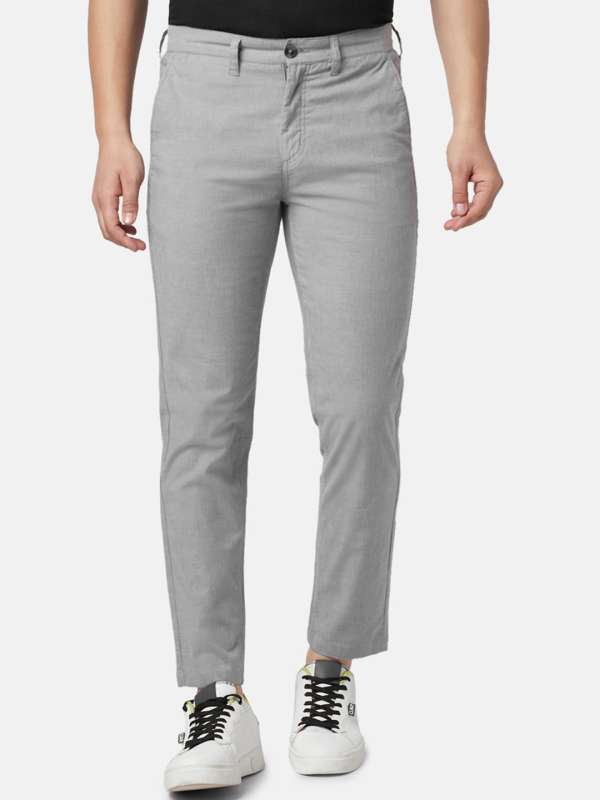 Byford By Pantaloons Cotton Trousers - Buy Byford By Pantaloons