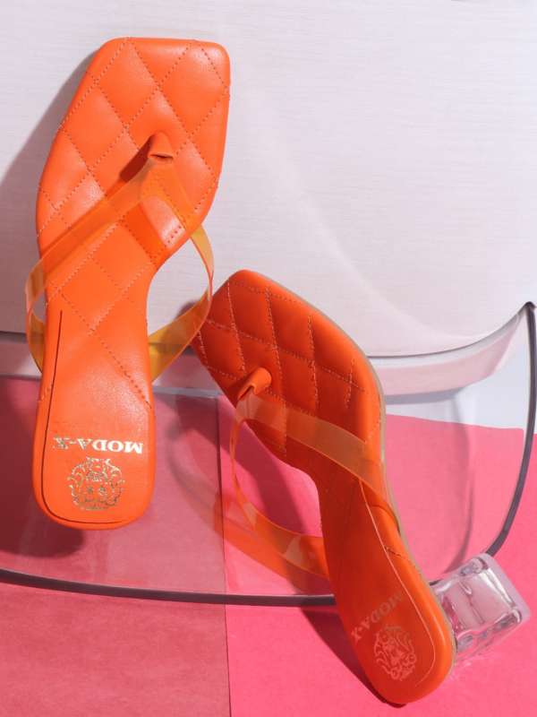 Orange Heels Buy Orange Heels online in India