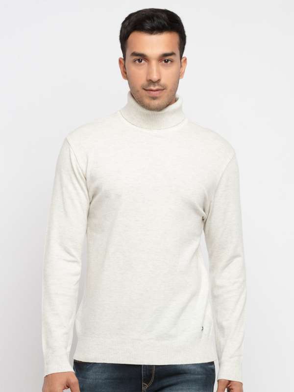 White pullover outlet sweater mens