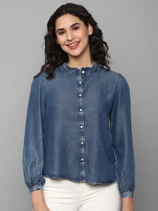 Allen solly clearance chinese collar shirts