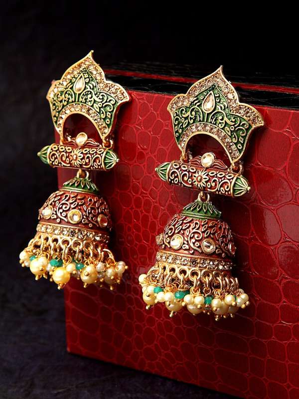 Green Jhumka Buy Green Jhumka online in India