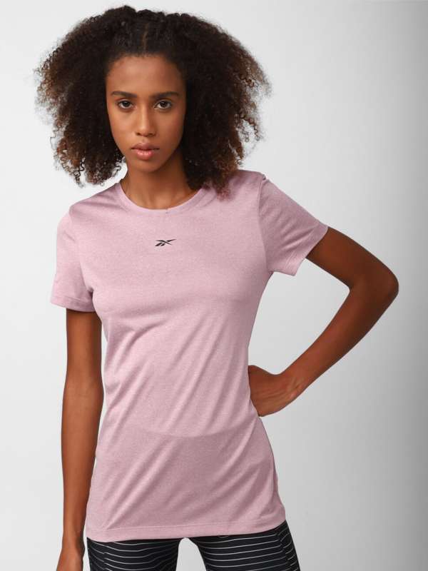 Reebok dri fit t sales shirt womens purple