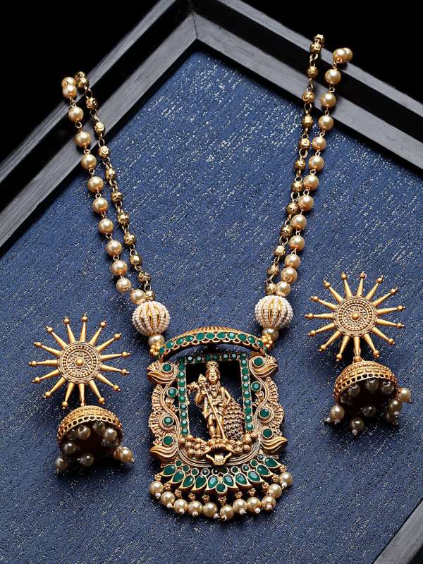 Temple Set Jewellery Buy Temple Set Jewellery Online Myntra